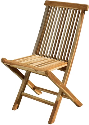 Juego 2 sillas jard�n plegable sin brazos Colonial 